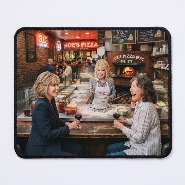 Item preview, Dolly Parton Making NYC Pizza For Jane Fonda Lily Tomlin designed and sold by Home Decor Art.