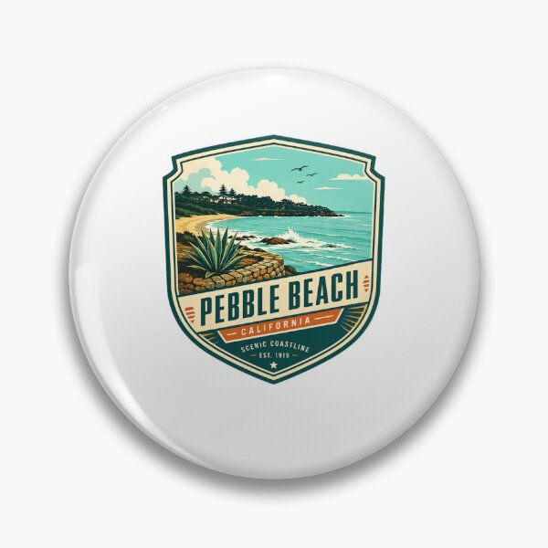 Item preview, Pebble Beach California Scenic Coastline Travel Destination designed and sold by Star3NowForMe.