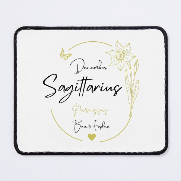 Item preview, December Sagittarius Narcissus | Born to Explore Zodiac Design designed and sold by FlareCraftStudio.