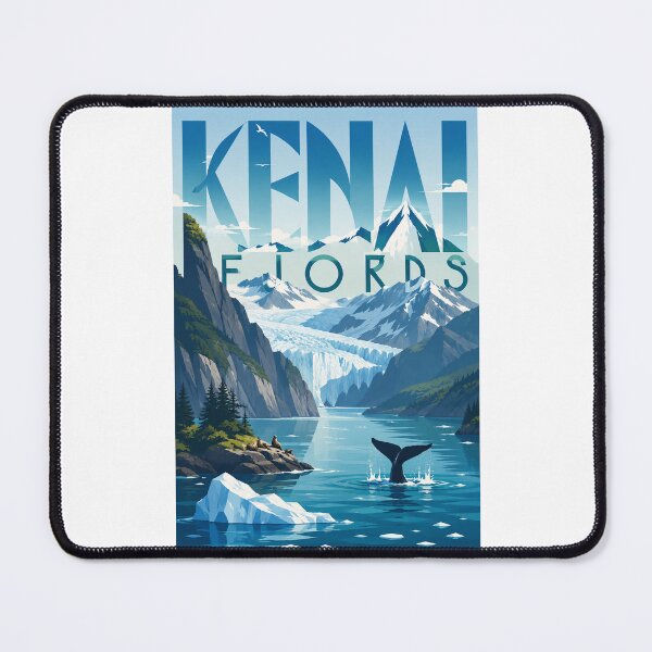 Item preview, Kenai Fjords Alaska Glaciers and Coastal Wilderness designed and sold by Places On Earth.
