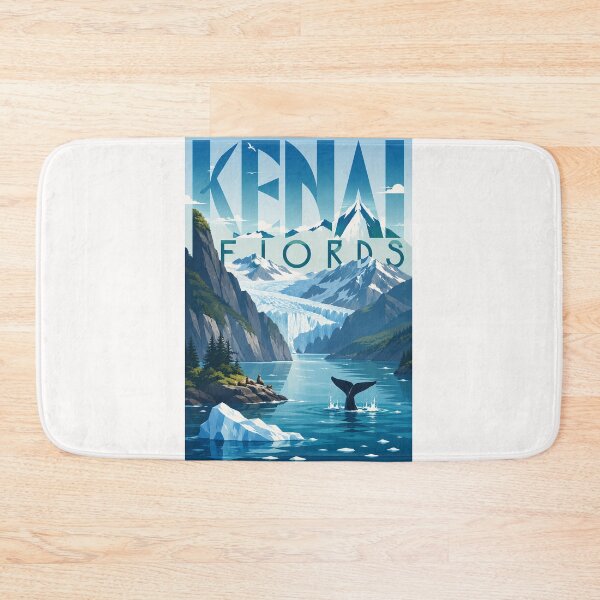 Item preview, Kenai Fjords Alaska Glaciers and Coastal Wilderness designed and sold by Places On Earth.