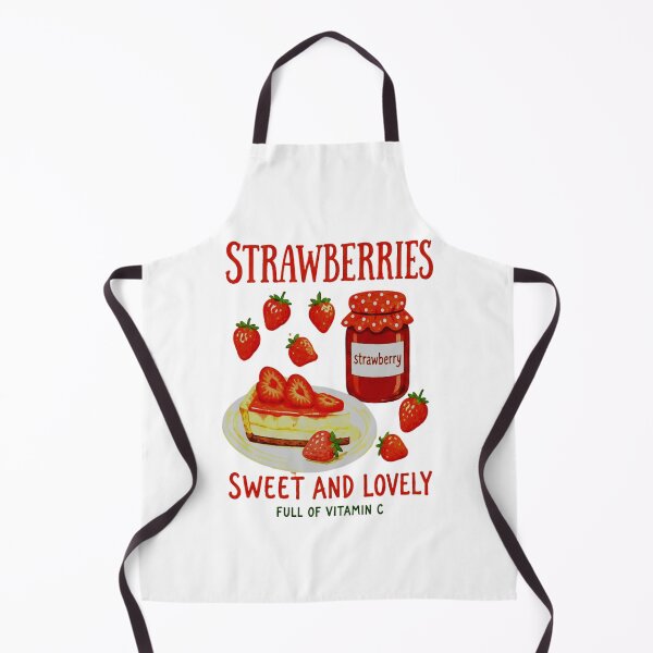 Item preview, Strawberries Sweet and Lovely Vintage Strawberry Cheesecake Jam Graphic designed and sold by FabSvn.