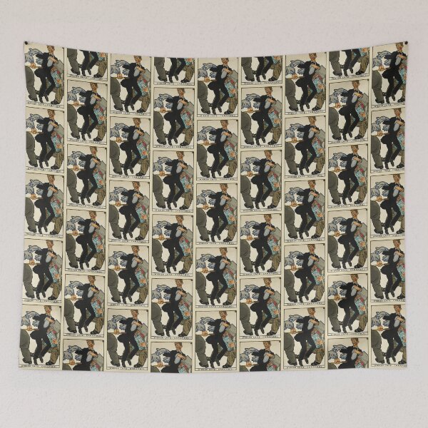 Item preview, Vintage  color lithograph,  Dancers. designed and sold by stevepaint.