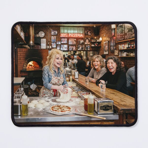 Item preview, Dolly Parton Making NYC Pizza For Jane Fonda Lily Tomlin designed and sold by Home Decor Art.