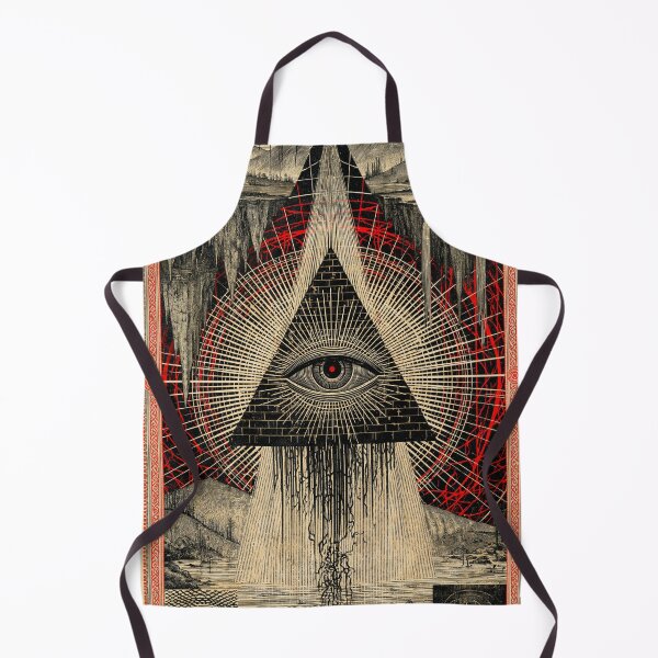 Item preview, Codex Meridian — Plate XV: Eye of Providence, Occult Landscape Print designed and sold by Hermetic Codex.