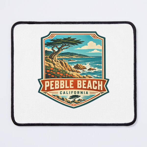 Item preview, Pebble Beach California Travel Destination Souvenir designed and sold by Star3NowForMe.