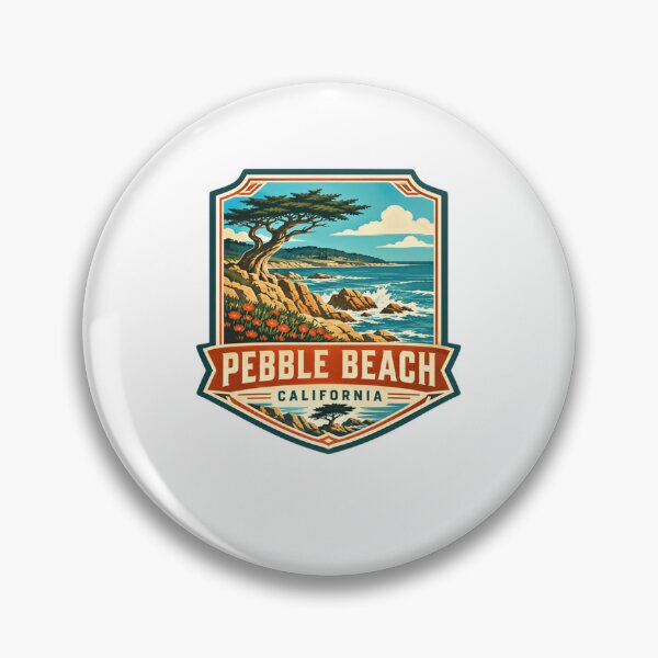 Item preview, Pebble Beach California Travel Destination Souvenir designed and sold by Star3NowForMe.