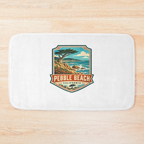 Item preview, Pebble Beach California Travel Destination Souvenir designed and sold by Star3NowForMe.