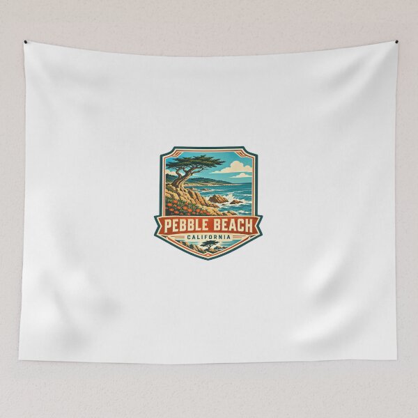 Item preview, Pebble Beach California Travel Destination Souvenir designed and sold by Star3NowForMe.