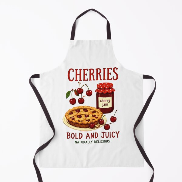 Item preview, Cherries Bold and Juicy Vintage Cherry Pie Jam Graphic designed and sold by FabSvn.