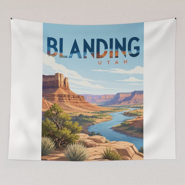 Item preview, Blanding Utah Canyon Country and Colorado Plateau designed and sold by Places On Earth.
