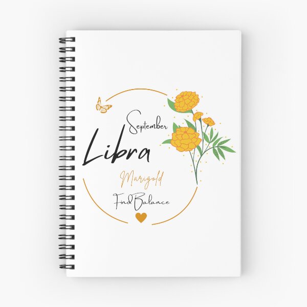 Item preview, September Libra Marigold | Find Balance Zodiac Design designed and sold by FlareCraftStudio.
