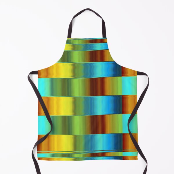 Item preview, Amber Turquoise Ripple Abstract Fractal Waves designed and sold by pinkal.