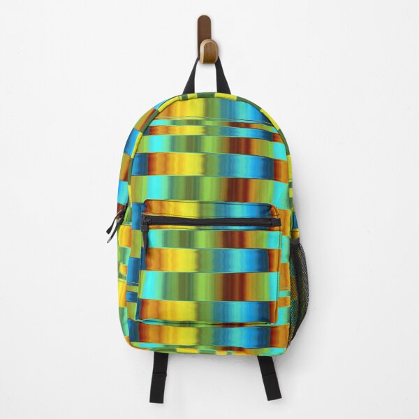 Item preview, Amber Turquoise Ripple Abstract Fractal Waves designed and sold by pinkal.