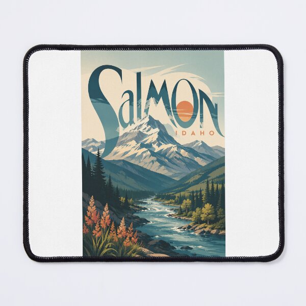Item preview, Salmon Idaho Mountain Valley Along the Salmon River designed and sold by Places On Earth.