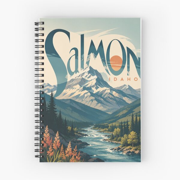 Item preview, Salmon Idaho Mountain Valley Along the Salmon River designed and sold by Places On Earth.