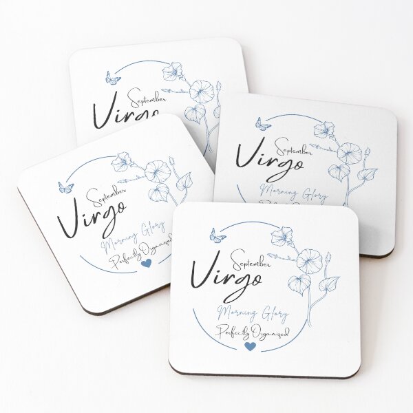 Item preview, September Virgo Morning Glory | Perfectly Organized Zodiac Design designed and sold by FlareCraftStudio.