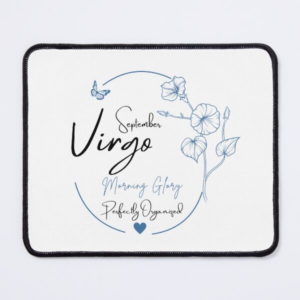 Item preview, September Virgo Morning Glory | Perfectly Organized Zodiac Design designed and sold by FlareCraftStudio.