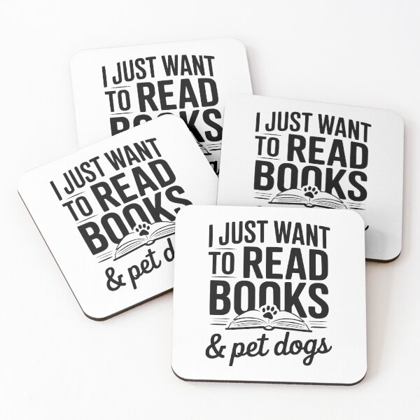Item preview, I Just Want To Read Books & Pet Dogs designed and sold by Frank Ring.