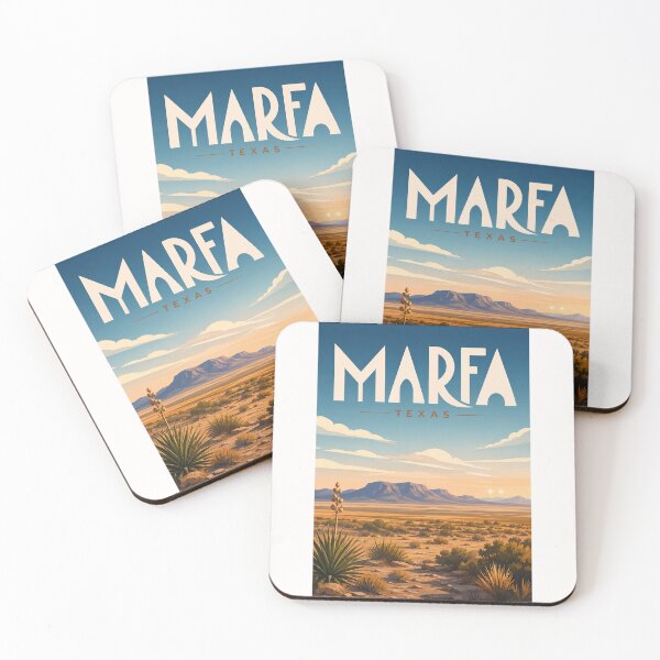 Item preview, Marfa Texas Chihuahuan Desert Sunset and Davis Mountains designed and sold by Places On Earth.
