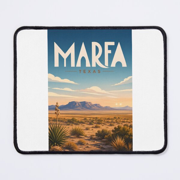 Item preview, Marfa Texas Chihuahuan Desert Sunset and Davis Mountains designed and sold by Places On Earth.