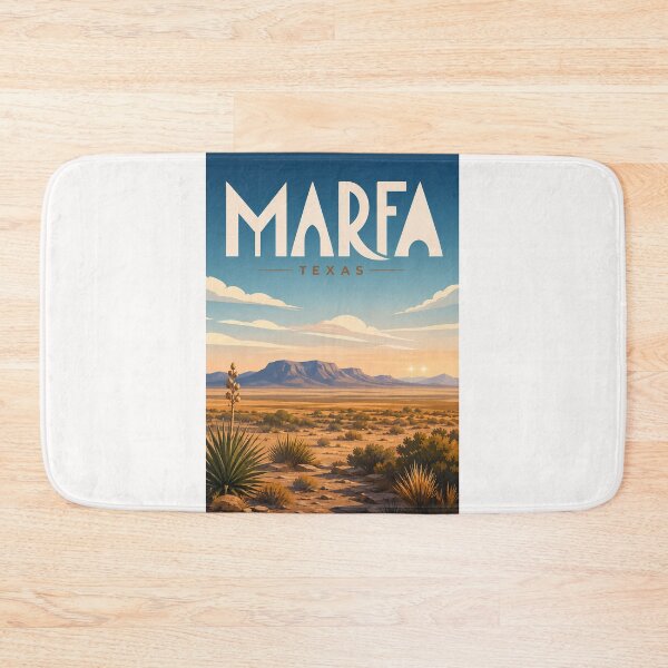 Item preview, Marfa Texas Chihuahuan Desert Sunset and Davis Mountains designed and sold by Places On Earth.