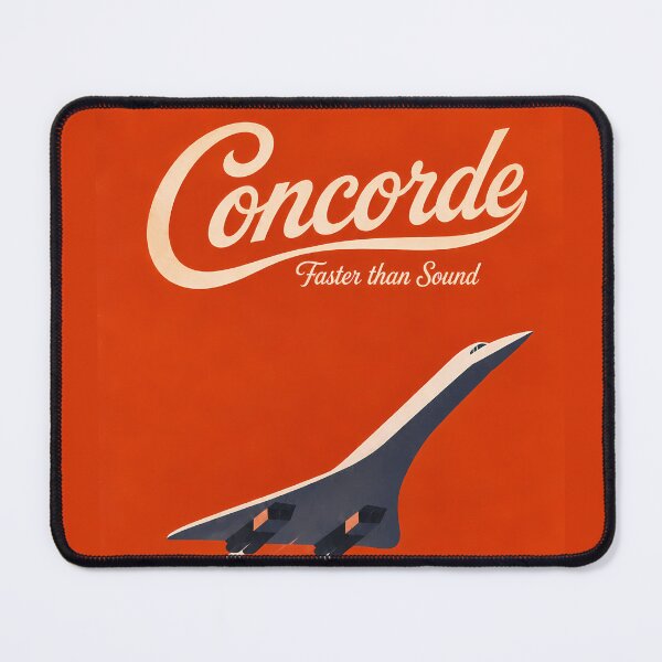 Item preview, Concorde – Faster than Sound | Retro Travel Poster designed and sold by malero-design.