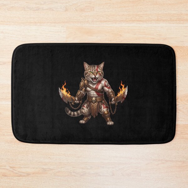 Item preview, Gladiator Cat Warrior - Ancient Roman Battle Fantasy Art designed and sold by TOOBIC.
