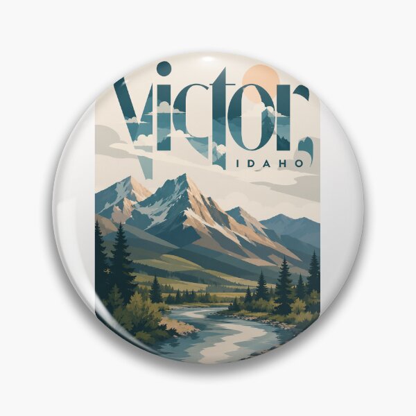 Item preview, Victor Idaho Teton Valley Mountains and Snake River Country designed and sold by Places On Earth.