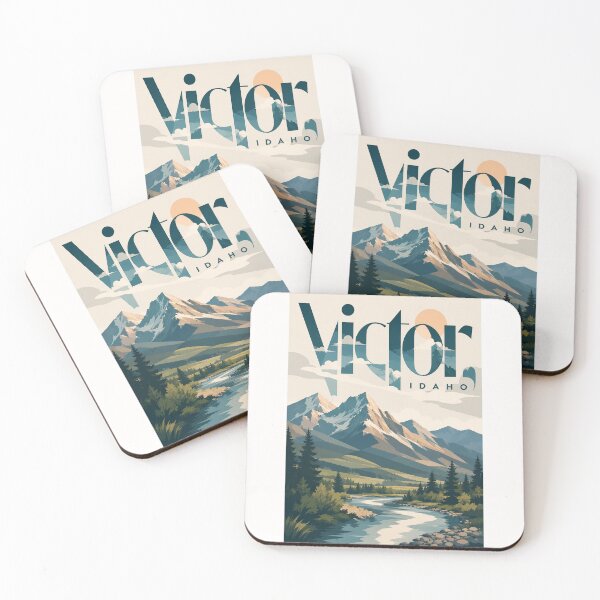 Item preview, Victor Idaho Teton Valley Mountains and Snake River Country designed and sold by Places On Earth.