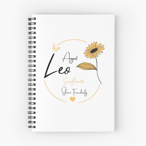 Item preview, August Leo Sunflower | Shine Fearlessly Zodiac Design designed and sold by FlareCraftStudio.