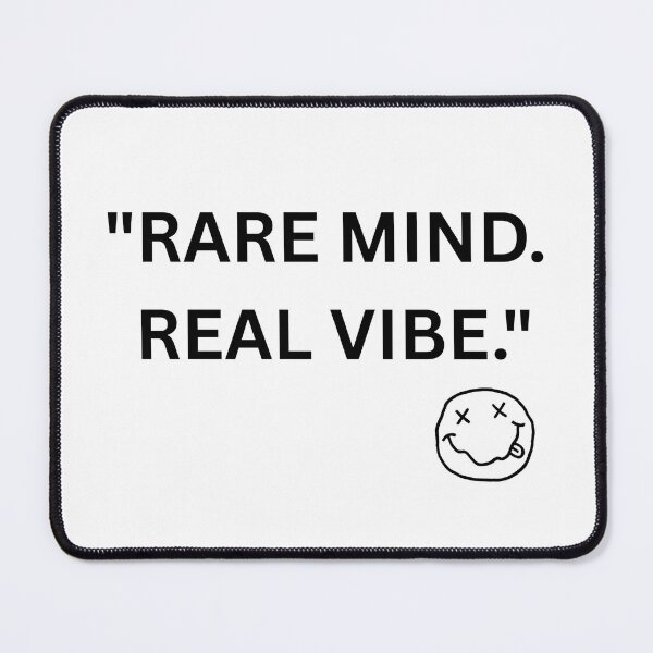 Item preview, Rare Mind Real Vibe – Unique Mindset & Authentic Personality designed and sold by UrbanEchoHub.