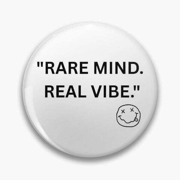 Item preview, Rare Mind Real Vibe – Unique Mindset & Authentic Personality designed and sold by UrbanEchoHub.