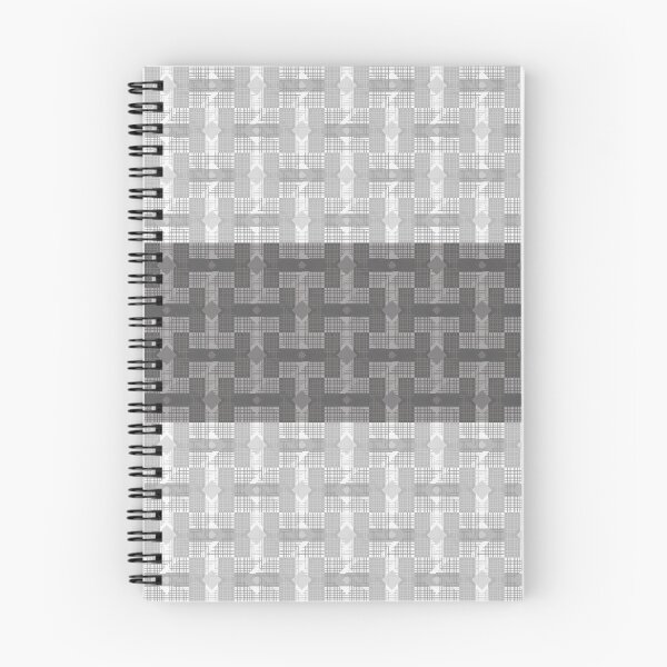 Item preview, Monochrome Grey Woven Diamond Grid designed and sold by PoeticRecipeST.