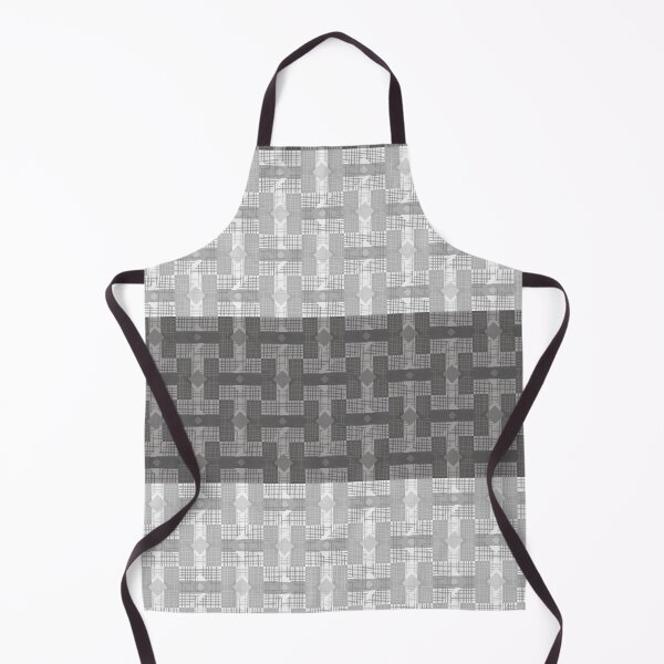 Item preview, Monochrome Grey Woven Diamond Grid designed and sold by PoeticRecipeST.