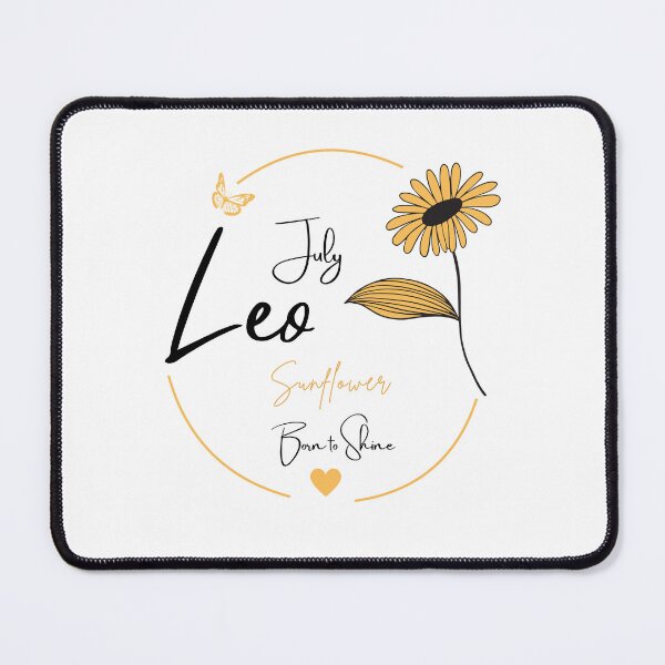 Item preview, July Leo Sunflower | Born to Shine Zodiac Design designed and sold by FlareCraftStudio.
