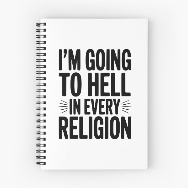 Item preview, I'm Going To Hell In Every Religion designed and sold by Frank Ring.
