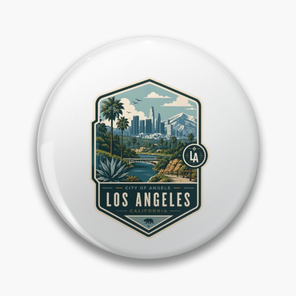 Item preview, City Of Angels Los Angeles California Travel Destination Souvenir designed and sold by Star3NowForMe.