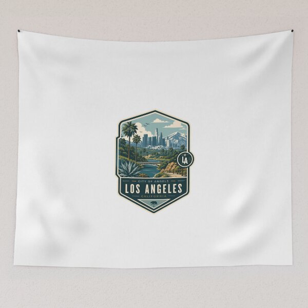 Item preview, City Of Angels Los Angeles California Travel Destination Souvenir designed and sold by Star3NowForMe.