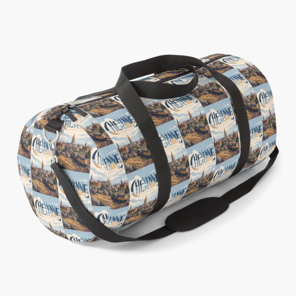 Item preview, Cheyenne Wyoming Capitol Skyline and Union Pacific Railroad designed and sold by Places On Earth.