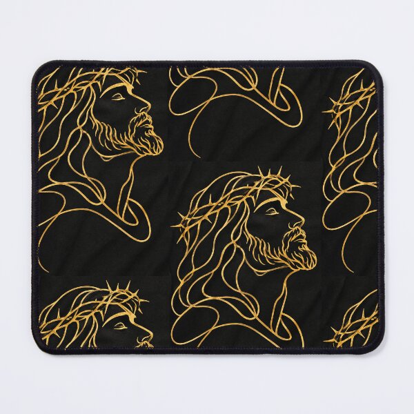 Item preview, Jesus Christ Face Minimalist Line Art designed and sold by Ink-verse-.
