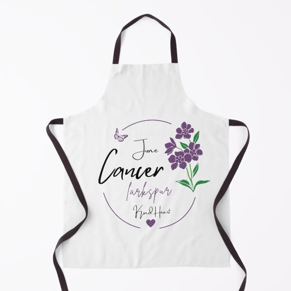 Item preview, June Cancer Larkspur | Kind Heart Zodiac Design designed and sold by FlareCraftStudio.