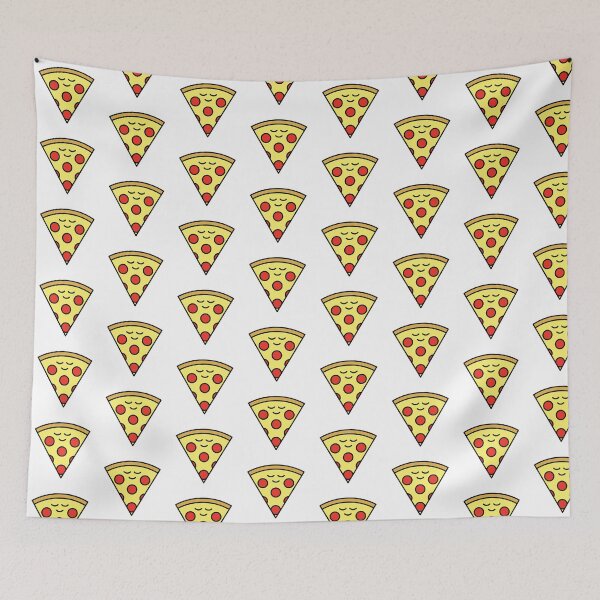 Item preview, Cute Kawaii Sleeping Pepperoni Pizza Slice - Foodie Art designed and sold by cutepid.