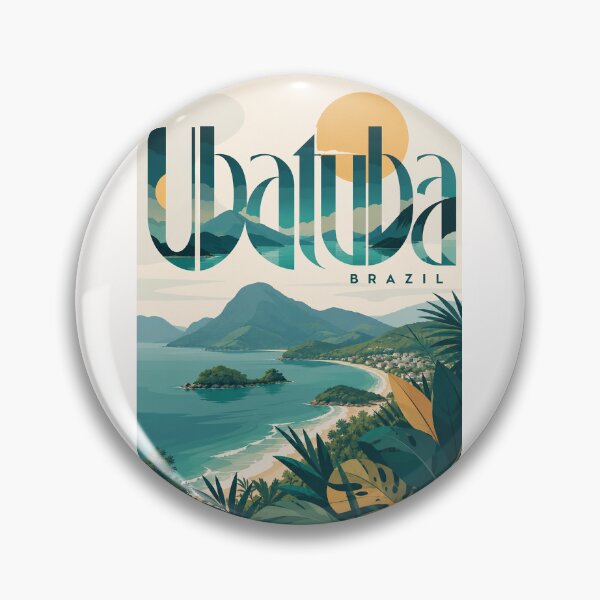 Item preview, Ubatuba Brazil Tropical Coast and Atlantic Forest designed and sold by Places On Earth.