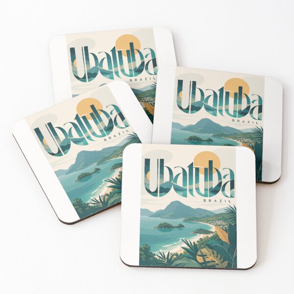 Item preview, Ubatuba Brazil Tropical Coast and Atlantic Forest designed and sold by Places On Earth.