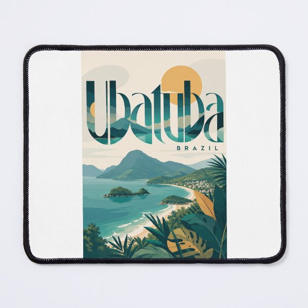Item preview, Ubatuba Brazil Tropical Coast and Atlantic Forest designed and sold by Places On Earth.
