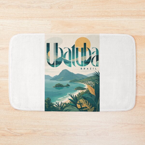 Item preview, Ubatuba Brazil Tropical Coast and Atlantic Forest designed and sold by Places On Earth.