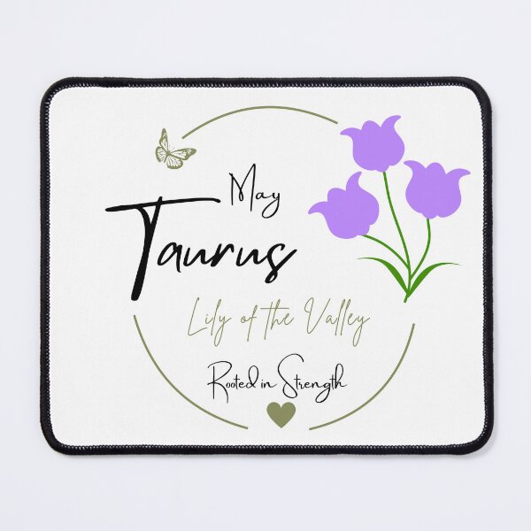 Item preview, May Taurus Lily of the Valley | Rooted in Strength Zodiac Design designed and sold by FlareCraftStudio.