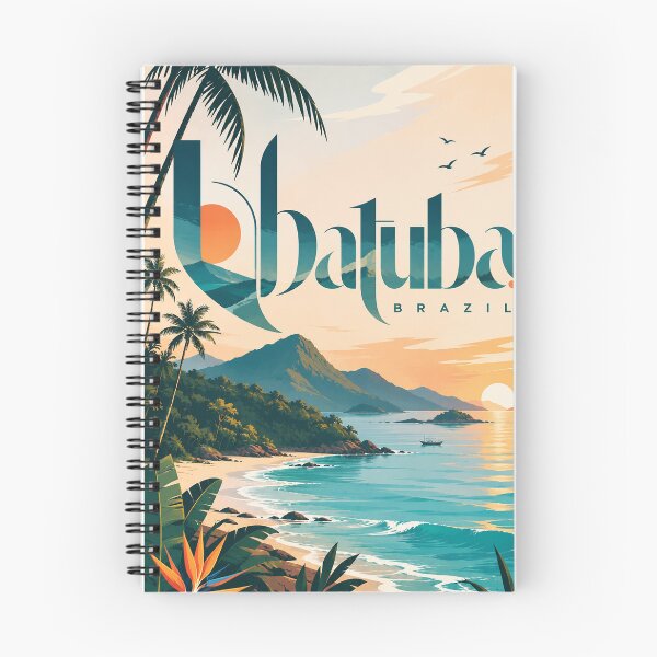 Item preview, Ubatuba Brazil Atlantic Ocean Tropical Beach Sunset designed and sold by Places On Earth.