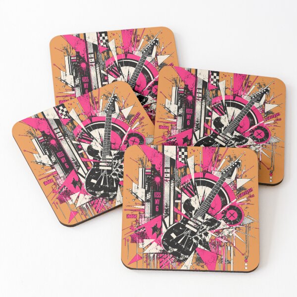 Item preview, Geometry on Musical Steroids – Punk Music Art designed and sold by KissMy6 Industries.